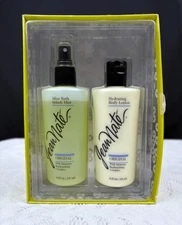 Jean Nate Revlon 2 Pc Gift Set After Bath Splash Mist & Body Lotion 8 Oz NO LID