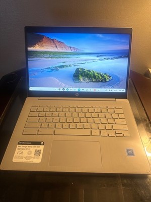 HP Chromebook x360 14''(32GB,Intel Celeron,1.1 GHz, 4GB) Laptop - White - 7PD76UA