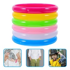 48 Pcs Colored Kids Bracelets for Girls Bulk Bangles Party Favors