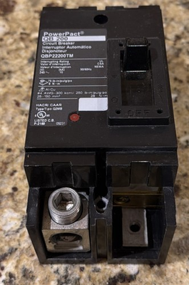 #ad Square D QBP22200TM 3 Pole 200 Amp 240V QB 200 Circuit Breaker POWERPAC $129.79