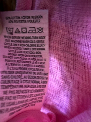 PINK Victoria's Secret Womens Racer Back Tank Top Activewear SZ S/P Pink - Picture 8 of 8