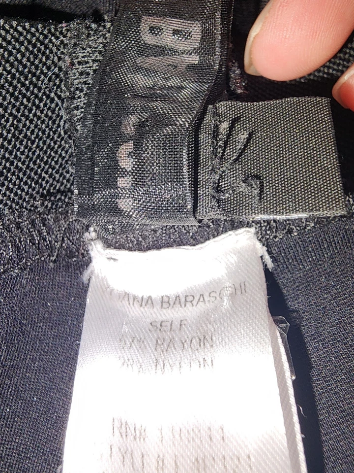 Pantalones Yoana Baraschi negros acampanados de pierna pequeña pierna ancha cintura alta Foto 4 de 4