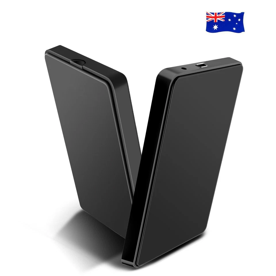 2.5" Sata Hard Drive Disk HDD External Enclosure Slim Case Screw Free USB 3.0 AU - Image 2 of 4