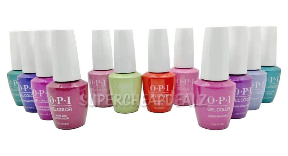 :: VENTA DE EXCESO DE EXISTENCIAS:: OPI GELCOLOR esmalte de uñas en gel 0,50 oz - COMPRA 5 por $59,95 Foto 2 de 2