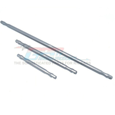NEW GPM Aluminum Front & Center & Rear Support Brace Bar Grey : Kraton 8S BLX