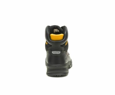 CAT Caterpillar Mobilize Alloy Toe Men's Work Boots Black Leather