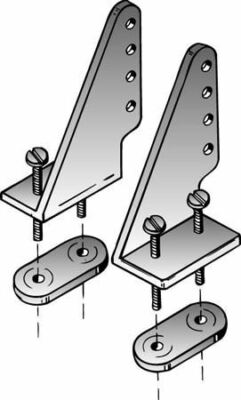 Dubro - Nylon Control Horns Left & Right