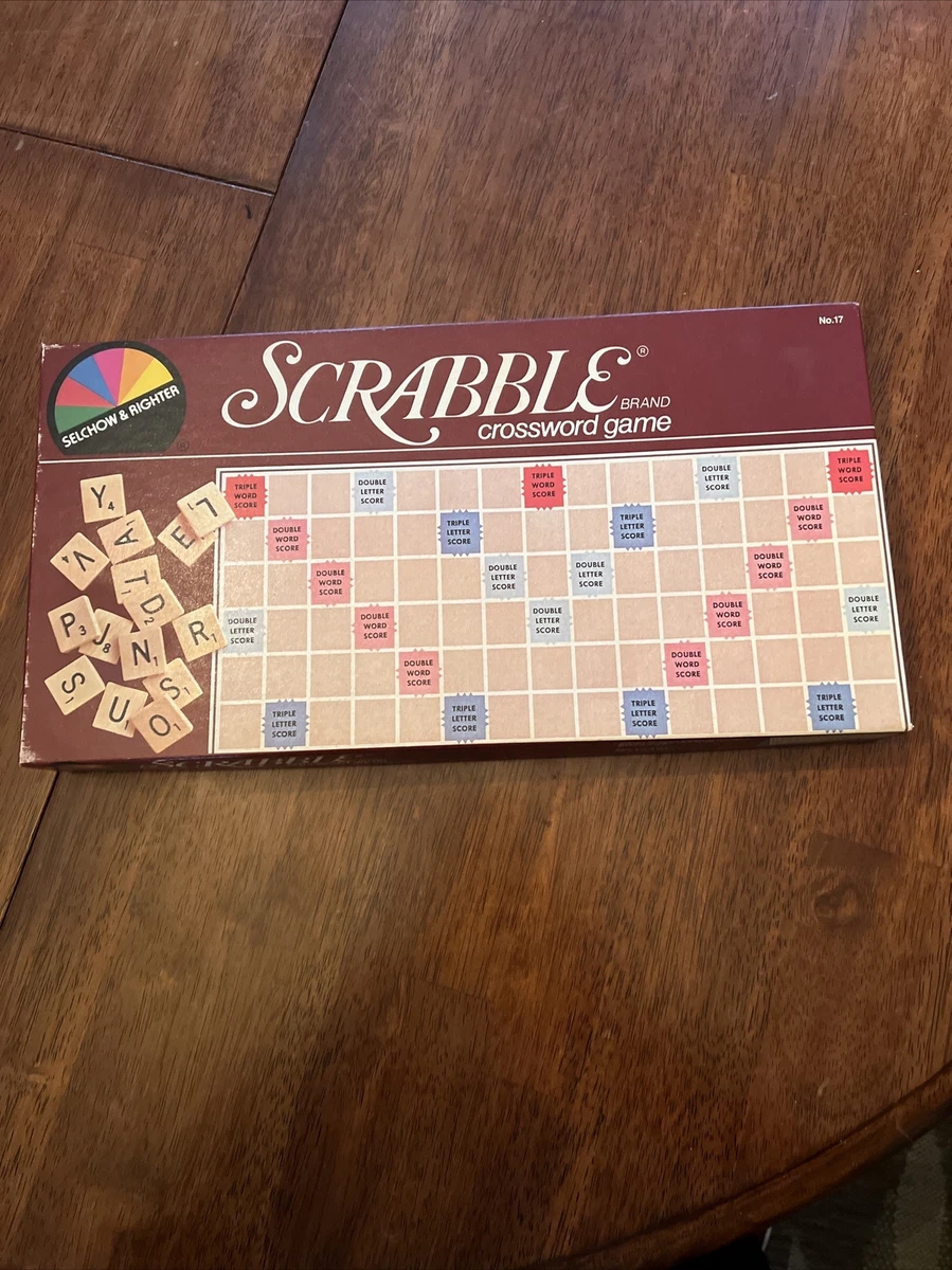 Jeu de platine vinyle de Scrabble vintage édition Deluxe