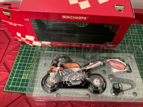 1/12 Minichamps MOTO DUCATI 998 R F02 WSB 2003 Chris Walker - Picture 2 of 8