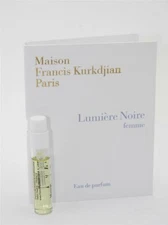 Francis Kurkdjian Lumiere Noire Femme EDP Vial Sample 2ml 0.06oz New With Card