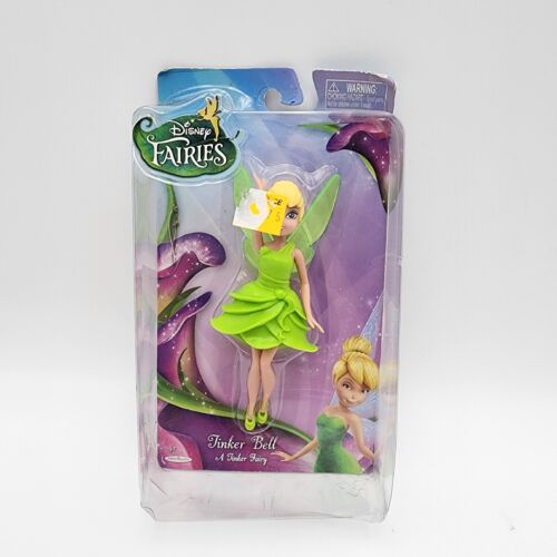 Disney Fairies Tinker Bell TINK a Tinker Fairy 4 1/2 Inch Plastic Doll for 4+ - Afbeelding 1 van 4