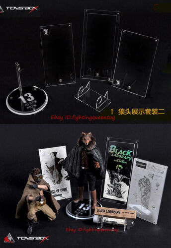 NOIR 13 PARK B13 Wolf échelle 1/6 accessoires ensemble d'affichage sans figurine INSTOCK - Photo 1/12