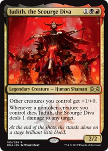 Judith, the Scourge Diva - Foil x1 - Ravnica Allegiance - NM-Mint, English - Rav