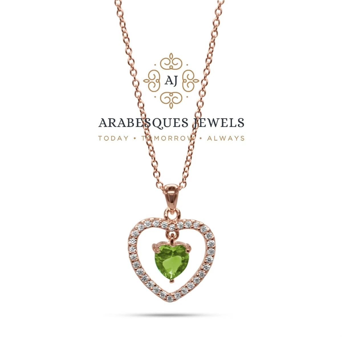 August 2024 birthstone necklace