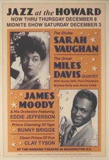 Sarah Vaughan Reproduction 4" x 6" Mini Concert Poster Free Top Loader  