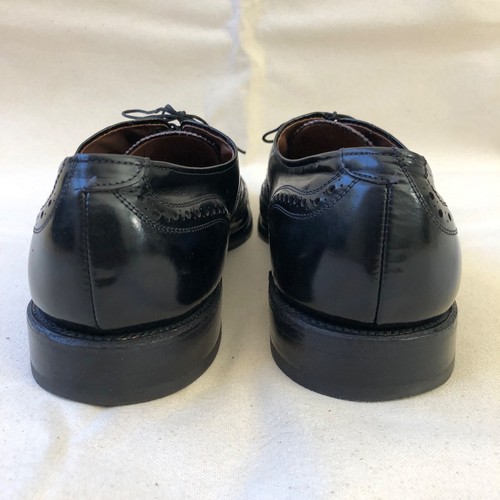 Allen Edmonds USA Lloyd Brogue Wingtip Oxford Shoes Black Excellent - Picture 4 of 14