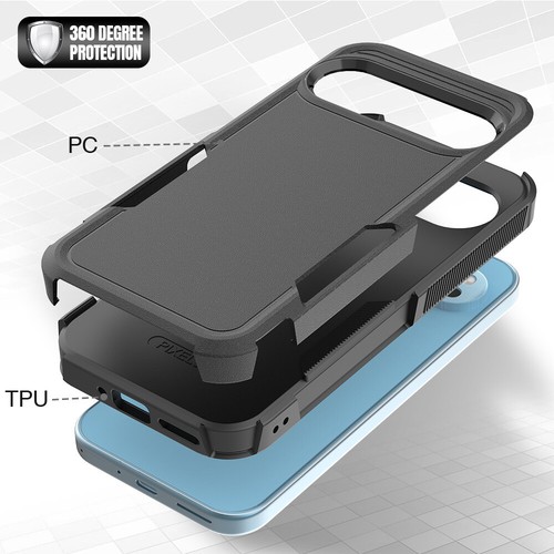 For Google Pixel 9 Pro XL 9A Slim Rugged Phone Case Cover Heavy Duty Shockproof - Picture 12 of 18