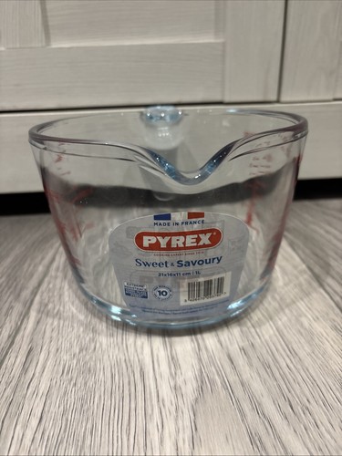 PYREX Messbecher mit Griff aus Glas Sweet & Savoury, 1 Liter, backen, kochen