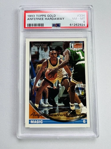 1993-94 Topps gold Anfernee Penny Hardaway Rookie Psa 8
