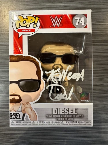 Funko POP! WWE: Diesel (Signed/Kevin Nash/JSA)(Damaged Box) #74