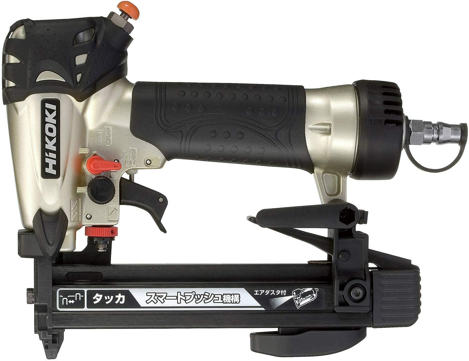 Hikoki Air Staple Gun Tacker N2507mb Staple Pitch 7mm L 25mm With Air Duster Ebay