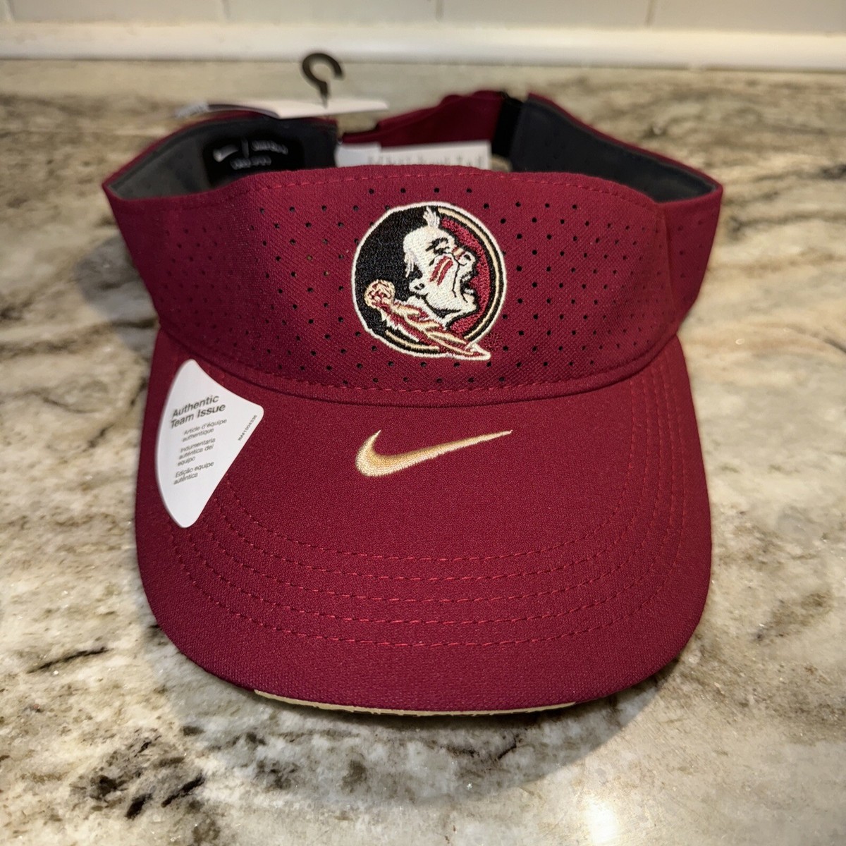 Nike FSU Visor Hat Florida State Seminoles Dri Fit On Field 