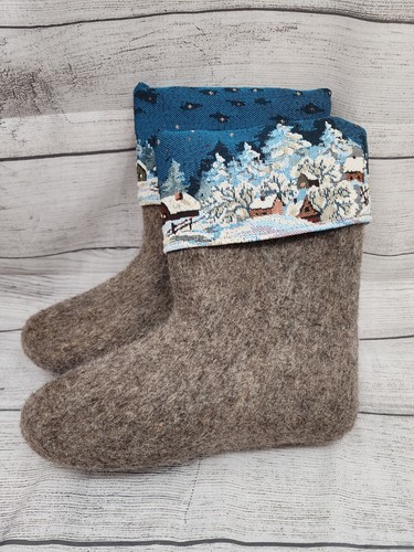 Valenki Russischer Winterstiefel Deko Einlagen Filz Schafwolle 27cm US Herren 9