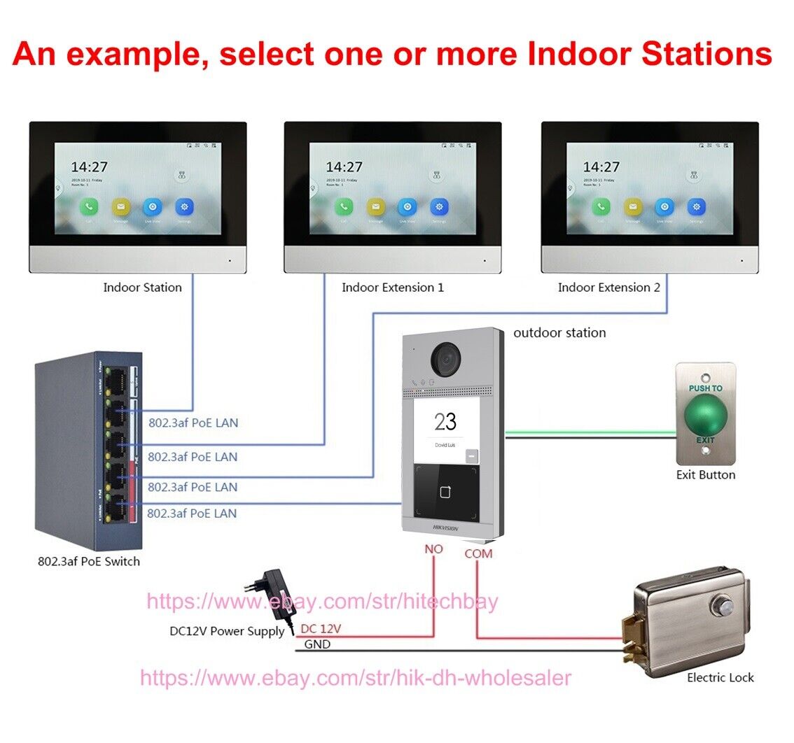 Comprar hikvision ds-kis604-p (c) Preço