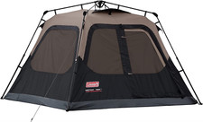 Coleman FPS136929 4 Person Cabin Camping Tent with Instant Setup - Gray