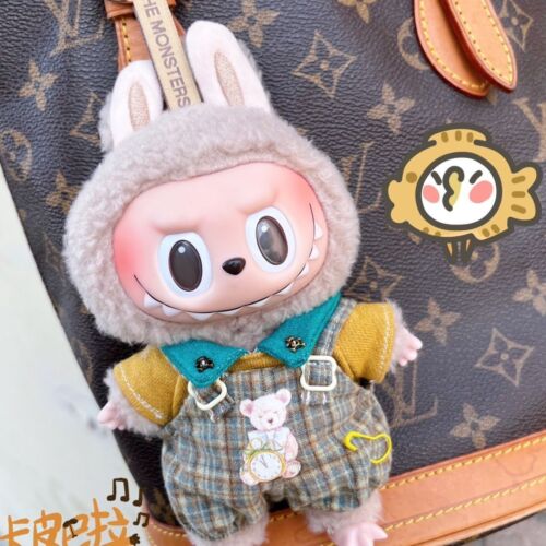 POP MART LABUBU The Monsters Plush Cute Skirt Jumpsuit Set Doll Clothes No Toys - Picture 4 of 33
