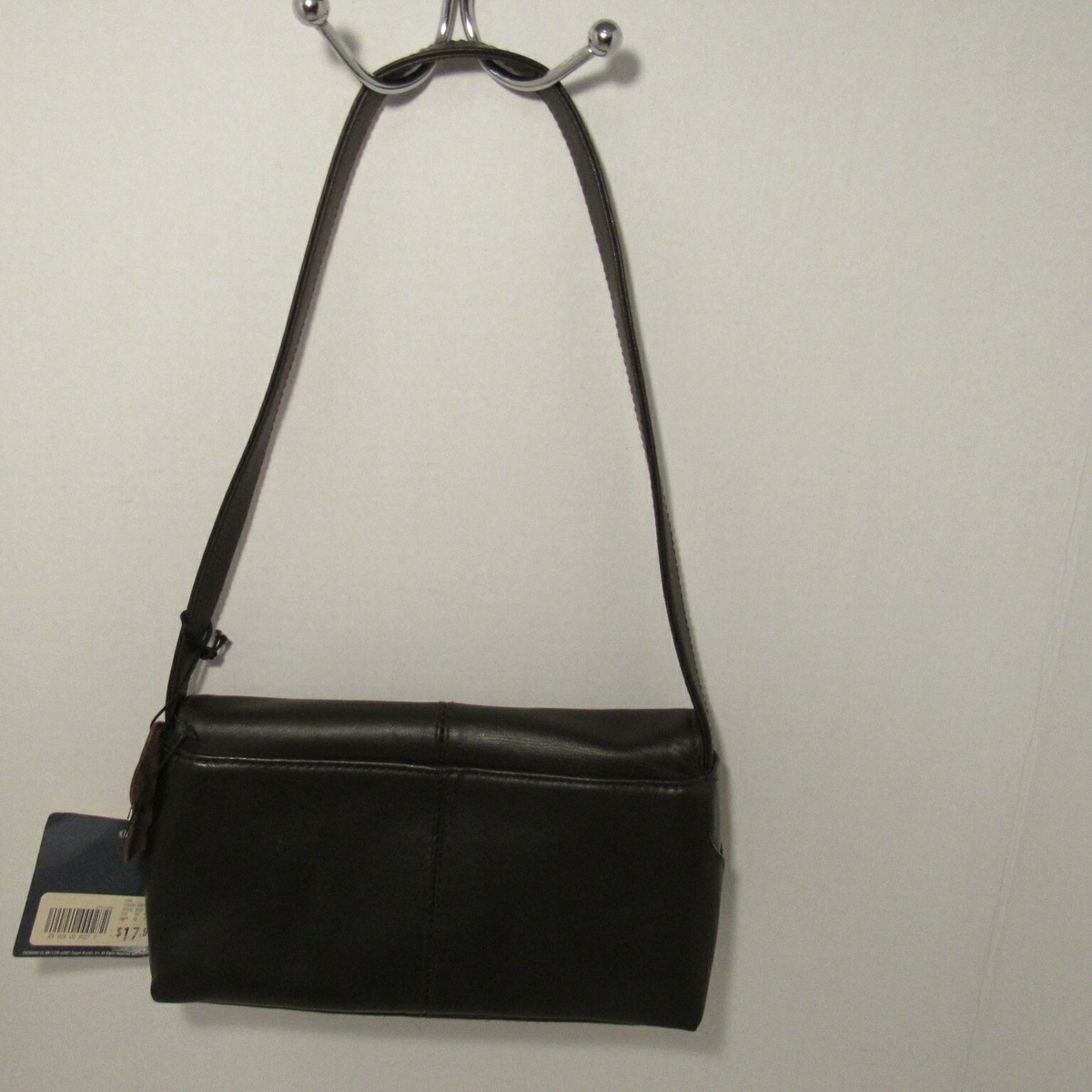 Cherokee Authentic Womens Genuine Brown Leather Mini Bag