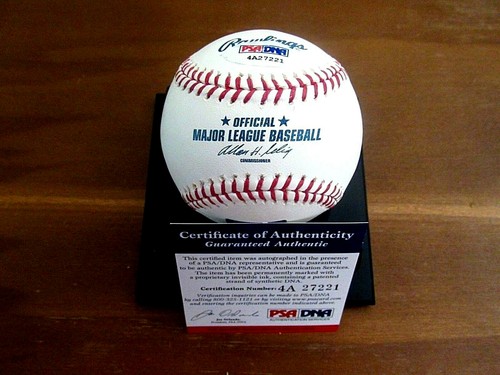TONY LARUSSA 3 X MANAGER OF THE YEAR A'S CARDS STAT SIGNED AUTO BASEBALL PSA/DNA - Picture 3 of 3
