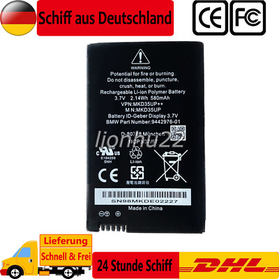  Für BMW IDG Display key battery 580mAh 9442976-01 MKD35UP Akku
