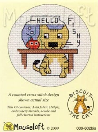 Mouseloft Mini Cross Stitch Kits - Biscuit The Cat - *BUY 3 OR MORE - 15% OFF* - Picture 18 of 26