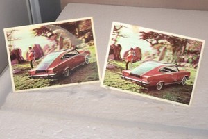 2 Unposted 1965 XOGRAPH 3D Rambler Marlin AM65-4267 Advertising Postcards