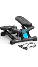 Merach Mini Stepper for Exercise, Twist Stair Stepper 330LBS Capacity Black Read