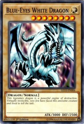 Yugioh Blue-Eyes White Dragon - LED3-EN006 - Common - 1st Ed NM | eBay