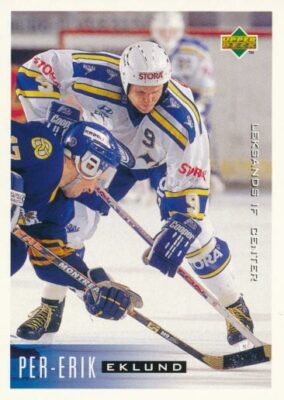 1995-96 Swedish Upper Deck #101 PER-ERIK EKLUND - Leksands IF