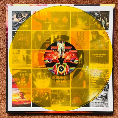 '90s Movie Hits Collected Green / Yellow Double 12" Vinyl LP 2023 MOVATM357 - Picture 4 of 5