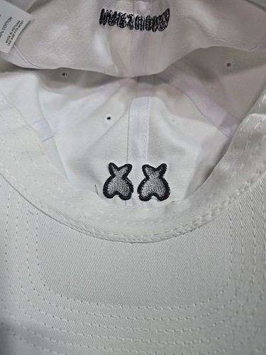 Marsh Mellow Man White Ball Cap Hat Strapback NWOT OSFM - Picture 6 of 7