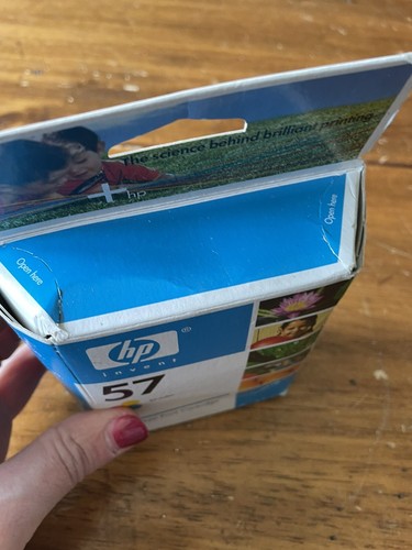 Genuine HP 57 Tri-Color Ink Cartridge - New Sealed - EXP 6/06 - Picture 3 of 6