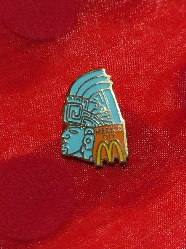 PINS ANSTECKNADEL REVERSNADEL ABZEICHEN SAMMLUNG VINTAGE LOGO MAC DONALD MEXICO CITY