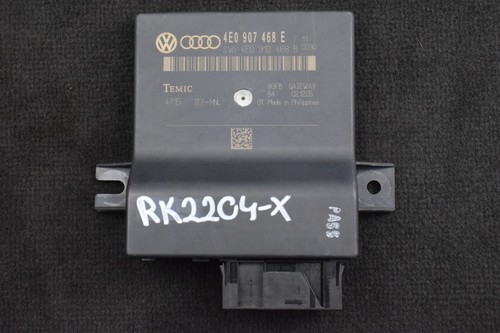 Audi A8 D3 4E 04-10 Can Gateway Diagnose Daten Steuergerät Steuergerät 4E0907468E