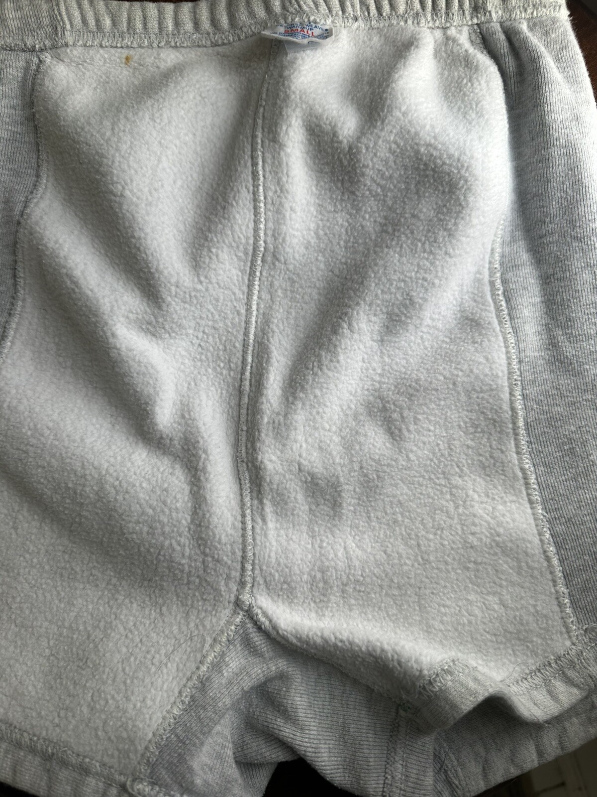 Vintage MIT SZ S Champion Reverse Weave Warmup Unisex Shorts RARE 1980s Made USA image 4