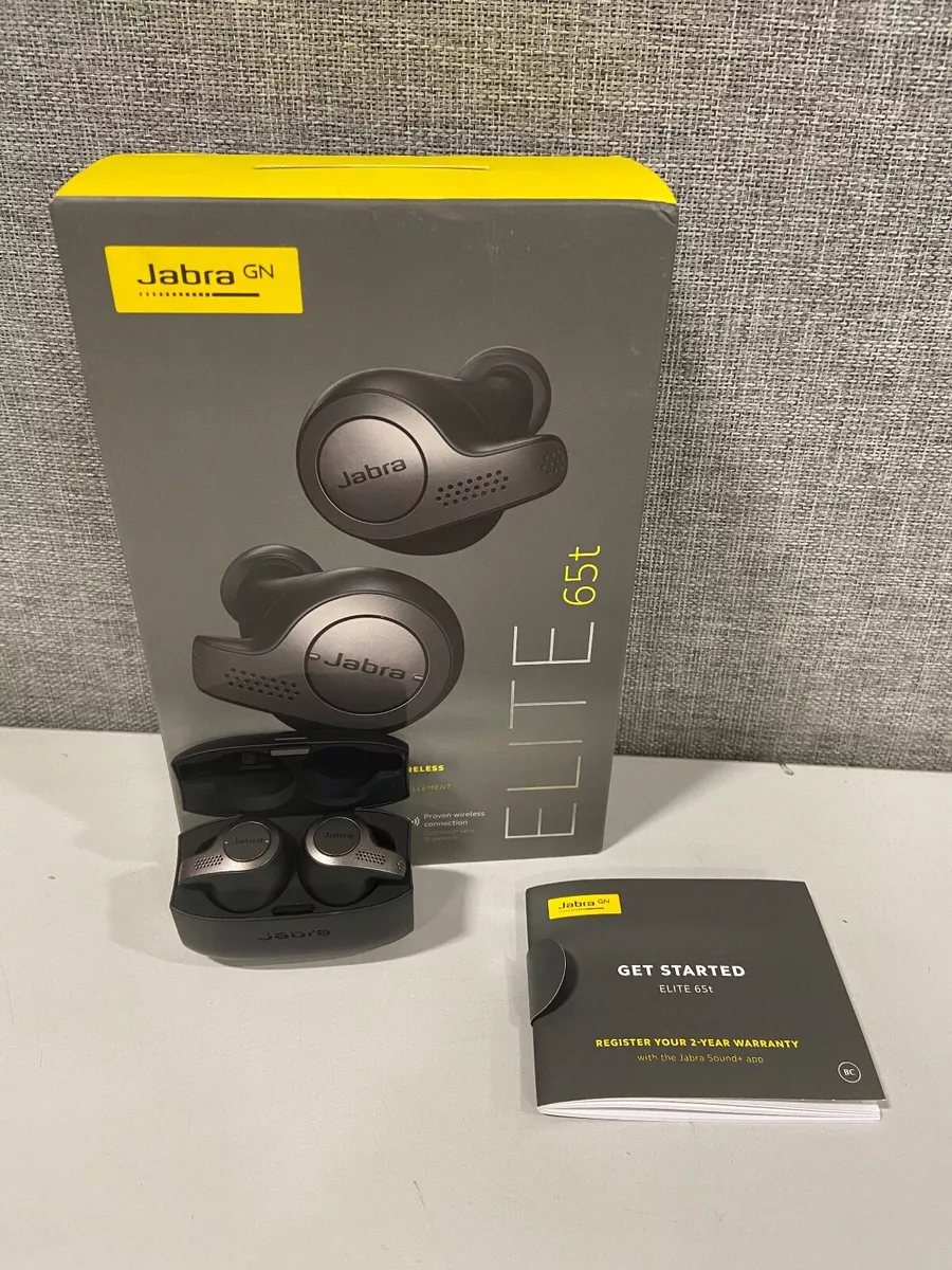 Original Jabra Elite 65T Bluetooth True Wireless Earbuds - Black  615822010542