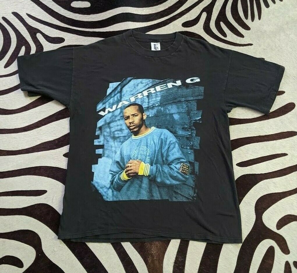 Rare Vintage Warren G Single Stitch Rap Tee - Dr. Dre Snoop LBC
