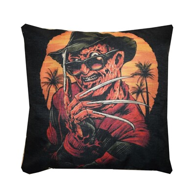 Freddy Krueger Kissenhülle 17'' x 17'' Leinwandbild mit Reißverschluss