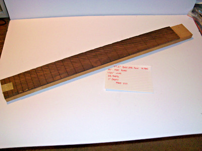 Fred Gretsch Enterprises Vintage Raw Bass Guitar Neck 27.x2.75x1 Rosewood/Elder
