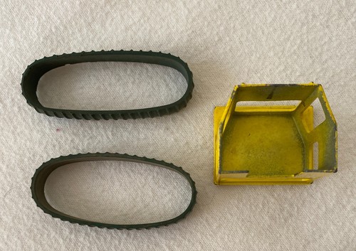 Matchbox King Size K-17 Case Tractor + Green Dyson Low Loader, Red Ford Cab 1971 - Picture 11 of 15