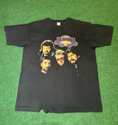 Vintage 90s Alabama Band Shirt Mens XL Country T Shirt 1990s vintage concert t-shirt, vintage, size XL, single stitch, B+ condition